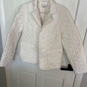 LOFT Women's Quilted White Jacket